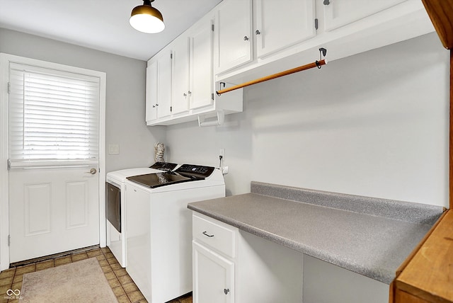 1328 E 600 N, West Lafayette, IN 47906 - laundry area with washer and dryer and cabinet space