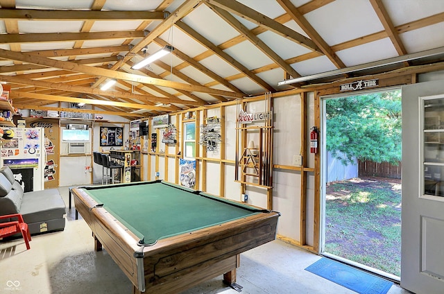 1328 E 600 N, West Lafayette, IN 47906 - game room with billiards and lofted ceiling