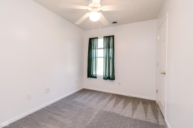 4729 Hittle Dr, Indianapolis, IN 46239 - carpeted empty room with baseboards and ceiling fan