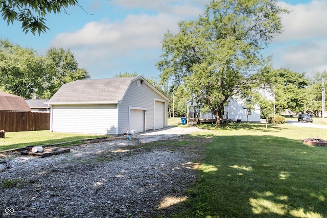 4729 Hittle Dr, Indianapolis, IN 46239 - view of detached garage