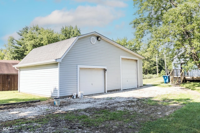 4729 Hittle Dr, Indianapolis, IN 46239 - view of detached garage