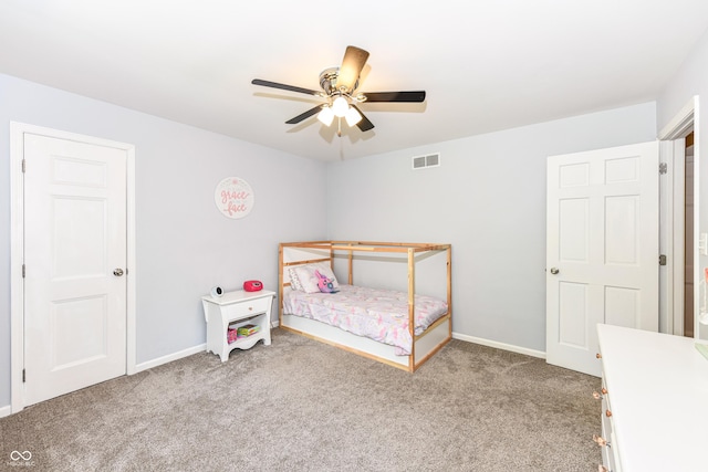 3012 Rollshore Ct, Carmel, IN 46033 - bedroom featuring carpet floors and ceiling fan