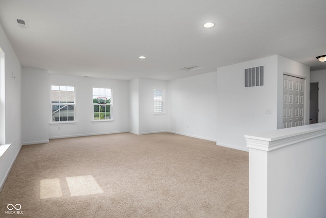 10524 Broadford St, Indianapolis, IN 46239 - carpeted spare room featuring baseboards and recessed lighting
