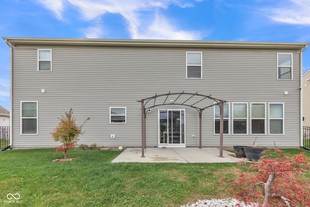 1358 Avocet Dr, Greenwood, IN 46143 - back of house with a pergola and a patio area