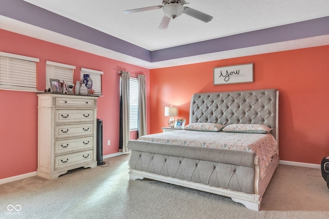 1358 Avocet Dr, Greenwood, IN 46143 - bedroom with light carpet and ceiling fan