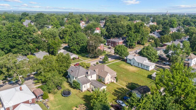 1418 S 7th St, Terre Haute, IN 47802 - aerial view of property and surrounding area with nearby suburban area