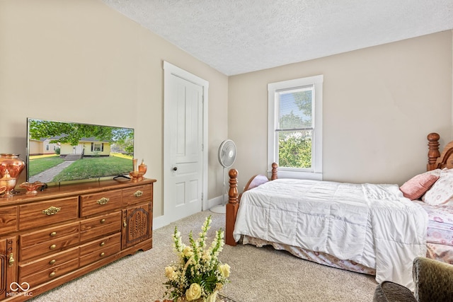 1418 S 7th St, Terre Haute, IN 47802 - bedroom with carpet and a textured ceiling