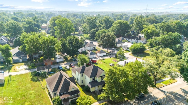 1418 S 7th St, Terre Haute, IN 47802 - aerial view of property and surrounding area featuring nearby suburban area