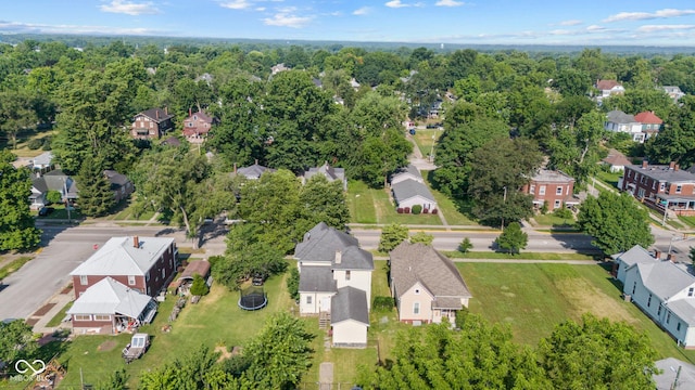 1418 S 7th St, Terre Haute, IN 47802 - aerial view of property's location featuring nearby suburban area