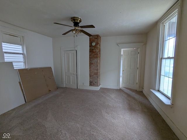 347 E Mechanic St E, Shelbyville, IN 46176 - unfurnished room featuring a ceiling fan and light carpet