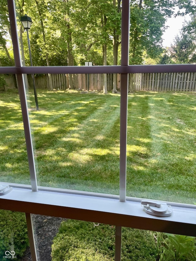 6191 Wildcat Dr, Indianapolis, IN 46203 - view of fenced backyard