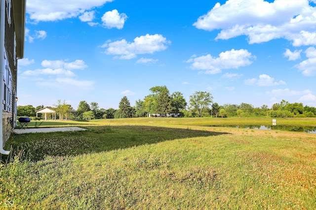 2738 Pointe Club Rd, Indianapolis, IN 46229 - view of grassy yard with a water view