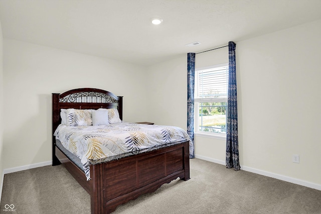 2738 Pointe Club Rd, Indianapolis, IN 46229 - bedroom with light carpet