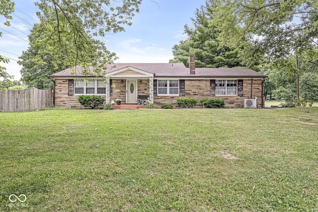 6241 S Meridian St, Indianapolis, IN 46217 - single story home with a chimney and brick siding