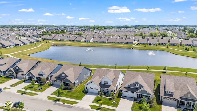19677 Sumrall Pl, Westfield, IN 46074 - aerial perspective of suburban area with a nearby body of water