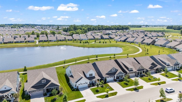 19677 Sumrall Pl, Westfield, IN 46074 - aerial view of residential area with a nearby body of water