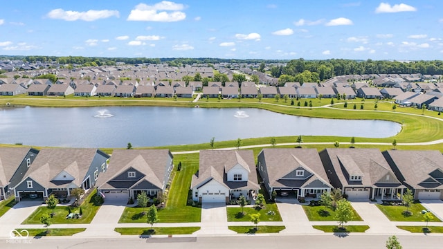 19677 Sumrall Pl, Westfield, IN 46074 - aerial view of residential area with a nearby body of water