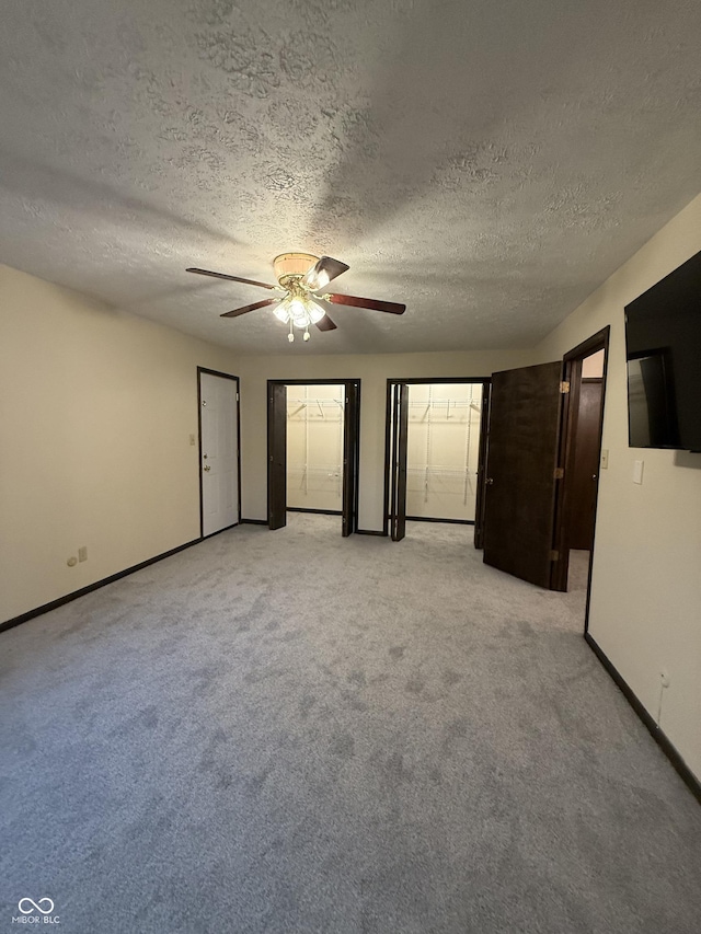 11698 N Bethesda Rd, Mooresville, IN 46158 - unfurnished room featuring ceiling fan, a textured ceiling, and light colored carpet