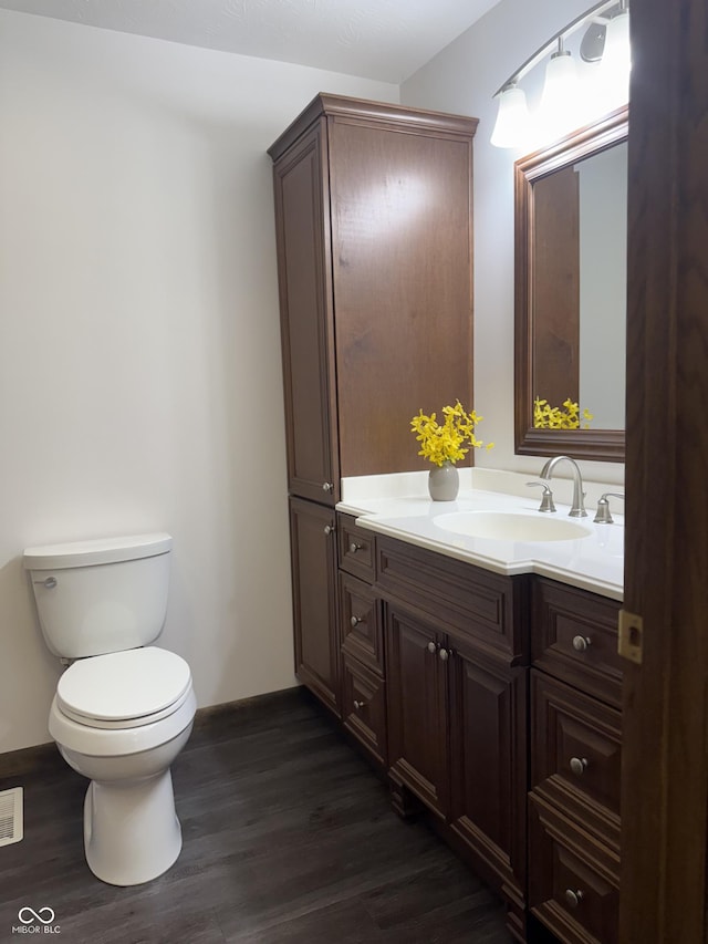 11698 N Bethesda Rd, Mooresville, IN 46158 - bathroom featuring vanity and wood finished floors