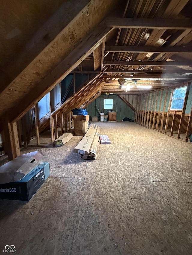 11698 N Bethesda Rd, Mooresville, IN 46158 - unfinished attic with healthy amount of natural light