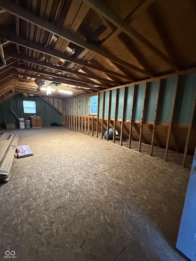 11698 N Bethesda Rd, Mooresville, IN 46158 - unfinished attic with plenty of natural light and heating fuel