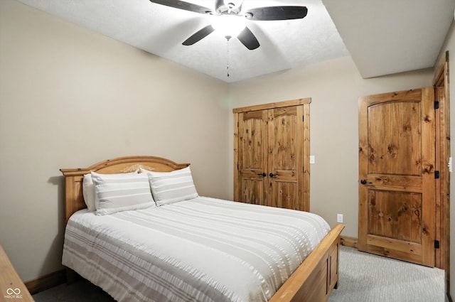 7563 Grizzly Dr, Nineveh, IN 46164 - bedroom featuring carpet floors and a ceiling fan