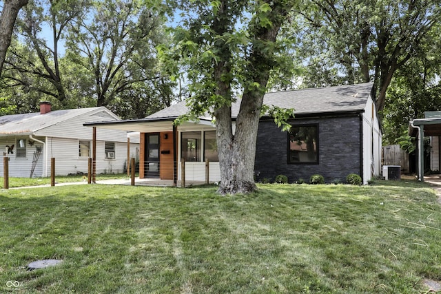 8138 Harrison Dr, Lawrence, IN 46226 - view of front of home with a shingled roof