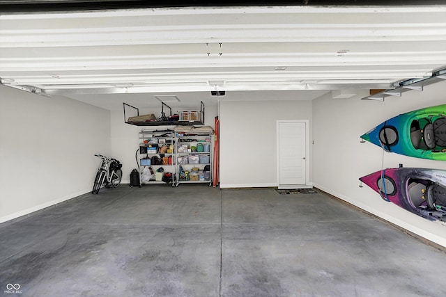 355 Ehrlich Ln, Westfield, IN 46074 - garage with baseboards