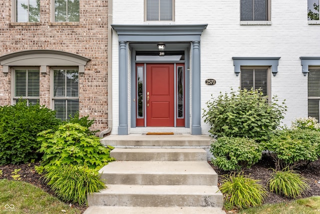 2570 Congress St, Carmel, IN 46032 - view of exterior entry with brick siding