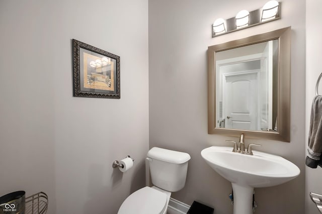 869 N Park Trail Dr, Carmel, IN 46032 - half bath with toilet and a sink