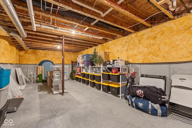1275 Stonehaven Dr, Westfield, IN 46074 - unfinished basement featuring heating unit
