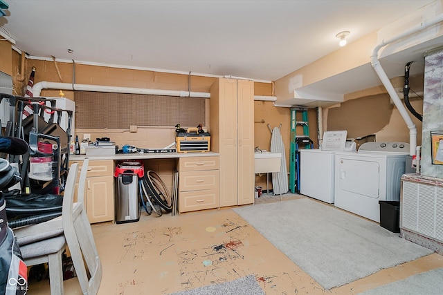 20 Druid Hill Ct, Carmel, IN 46032 - finished below grade area with separate washer and dryer and a workshop area