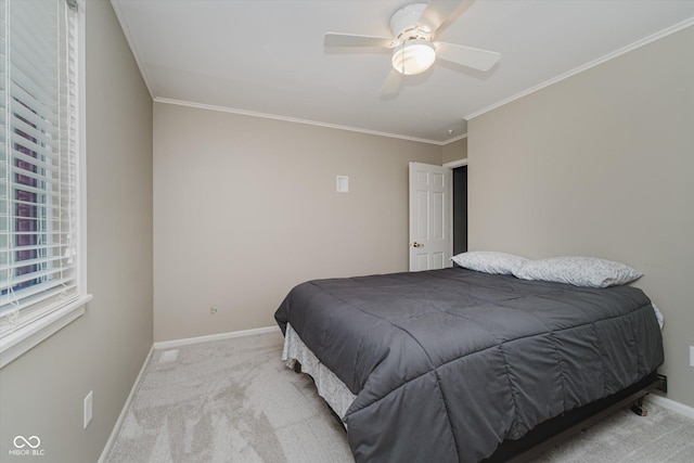 20 Druid Hill Ct, Carmel, IN 46032 - bedroom featuring carpet flooring, crown molding, and ceiling fan