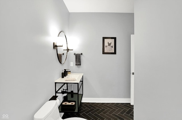 13417 Cambridge Cove Way, Fishers, IN 46055 - half bathroom with toilet and vanity