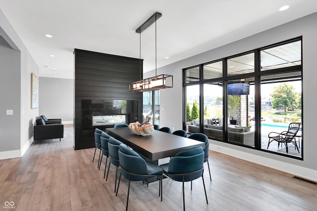 13417 Cambridge Cove Way, Fishers, IN 46055 - dining area featuring light wood-style floors and recessed lighting