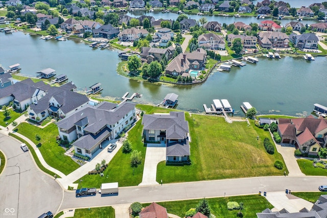 13417 Cambridge Cove Way, Fishers, IN 46055 - aerial view of residential area with a nearby body of water