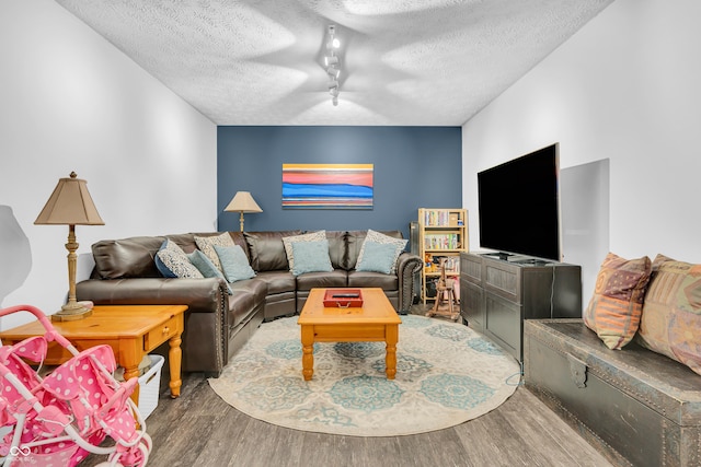 11534 Capistrano Cir, Indianapolis, IN 46236 - living area with light wood-style floors and a textured ceiling