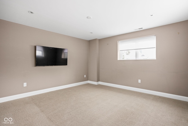 1003 Alabama St, Indianapolis, IN 46202 - carpeted spare room with baseboards and recessed lighting