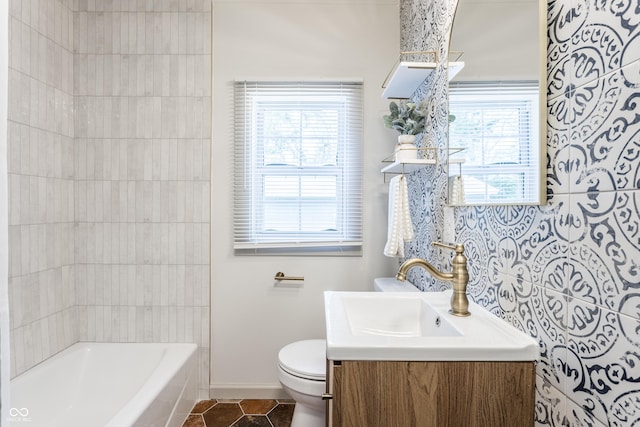 316 Ohmer Ave, Indianapolis, IN 46219 - bathroom with vanity and  shower combination