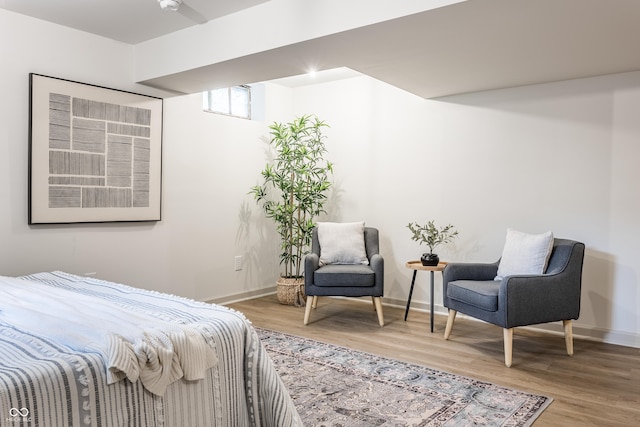 316 Ohmer Ave, Indianapolis, IN 46219 - bedroom featuring wood finished floors and baseboards