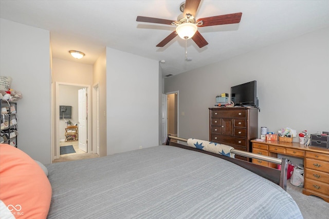 4285 Washington Blvd, Plainfield, IN 46168 - carpeted bedroom with ceiling fan