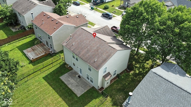 2421 Amberleigh Dr, Plainfield, IN 46168 - aerial perspective of suburban area