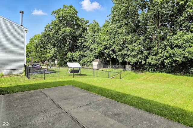2421 Amberleigh Dr, Plainfield, IN 46168 - view of yard with view of wooded area