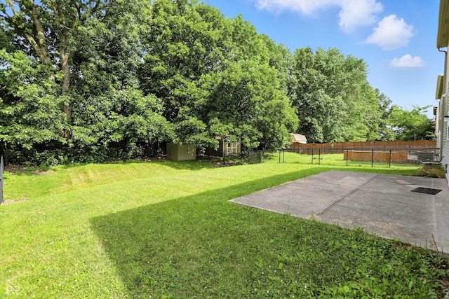2421 Amberleigh Dr, Plainfield, IN 46168 - view of yard featuring a patio
