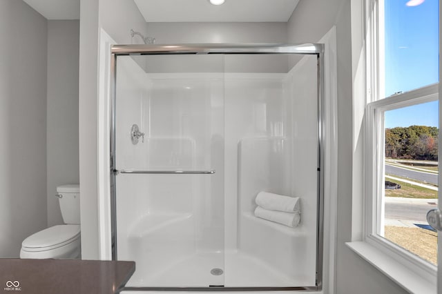 6655 Halsey St, Zionsville, IN 46077 - full bathroom featuring a stall shower and plenty of natural light