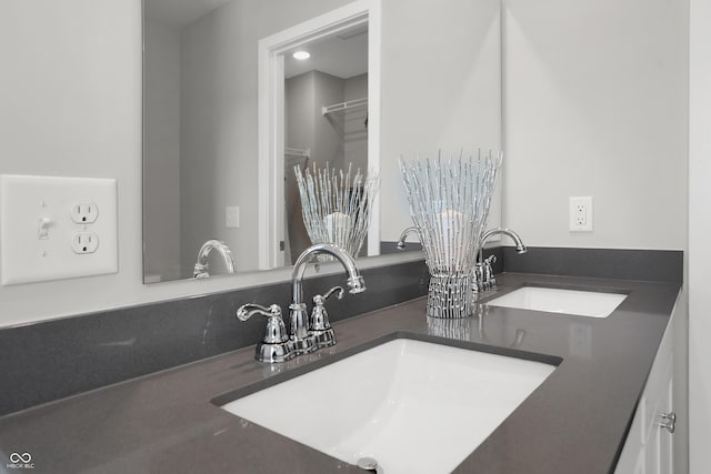 6655 Halsey St, Zionsville, IN 46077 - bathroom view of double vanity