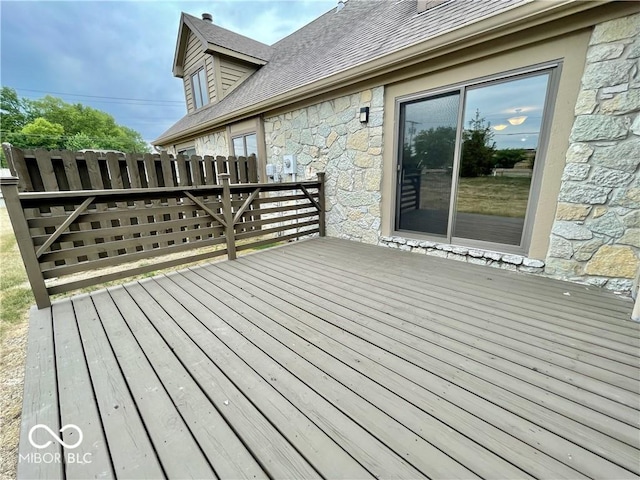 35 Northridge Ct, Brownsburg, IN 46112 - view of wooden terrace