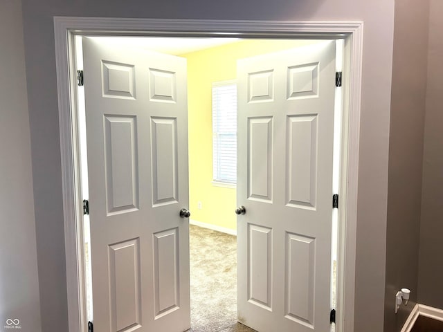 8287 Falkirk Dr, Avon, IN 46123 - corridor with carpet and baseboards