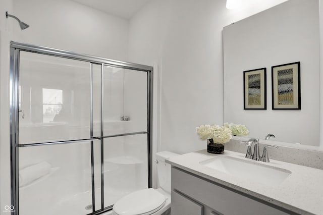 17040 Daly Dr, Noblesville, IN 46062 - full bathroom featuring vanity and a shower stall