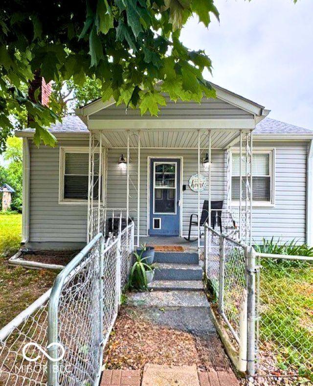 2419 Mars Hill St, Indianapolis, IN 46241 - view of front of house featuring covered porch